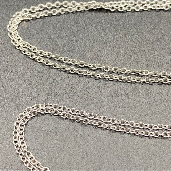 Sterling Silver Cubic Zirconia Teddy Bear Necklace - Picture 9 of 11